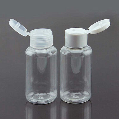 कॉस्मेटिक पालतू प्लास्टिक 30ml फ्लिप टॉप कैप बोतल, 24 मिमी फ्लिप टॉप कैप पोर्टेबल