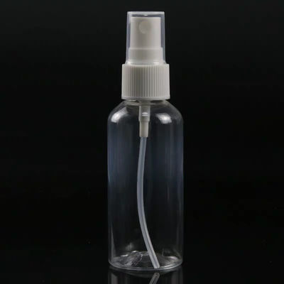 Refillable स्पष्ट प्लास्टिक स्प्रे पंप बोतल, Skincare पानी के लिए 50 मिलीलीटर पंप स्प्रे बोतल