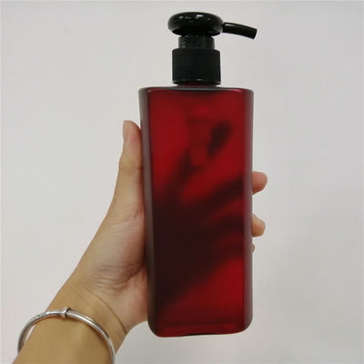 पुन: प्रयोज्य गैर Refillable 33/410 16 ओजी प्लास्टिक पंप बोतलों लाल रंग